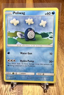 Poliwag 30/149 Sun & Moon Pokemon Card NM - Image 1