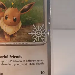 Eevee 133/165 Pokemon TCG Holiday Calendar 2025 Festive Stamp Promo Card Sealed - Image 2