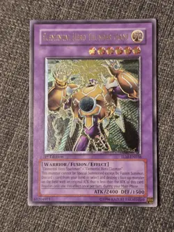 Yu-Gi-Oh! TCG Elemental Hero Thunder Giant TLM-EN036 Ultimate Rare 1st EURO - Image 1