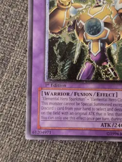 Yu-Gi-Oh! TCG Elemental Hero Thunder Giant TLM-EN036 Ultimate Rare 1st EURO - Image 5