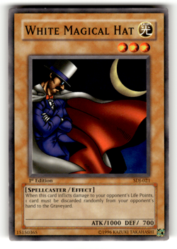 White Magical Hat SDJ-021 1st Edition Common Starter Deck: Joey LP - Image 1