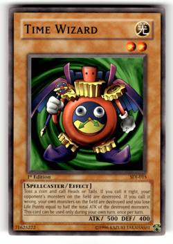 Time Wizard SDJ-015 1st Edition Common Starter Deck: Joey LP - Image 1