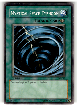 Mystical Space Typhoon SDP-032 1st Edition Common Starter Deck: Pegasus LP - Image 1