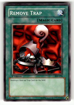 Remove Trap SDP-034 1st Edition Common Starter Deck: Pegasus LP - Image 1