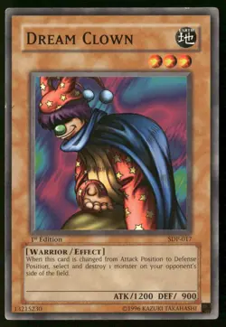Dream Clown SDP-017 Starter Deck: Pegasus Yu-Gi-Oh 1st Edition LP - Image 1