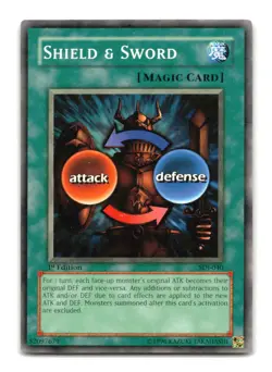 Shield & Sword - SDJ-040 1st Edition - YuGiOh-LP - Image 1