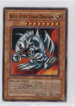 Blue-Eyes Toon Dragon 1st Ed. YuGiOh Starter Deck Pegasus #SDP-020 2003 - Image 1