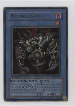 Relinquished 1st Ed. YuGiOh Starter Deck Pegasus #SDP-001 2003 - Image 1
