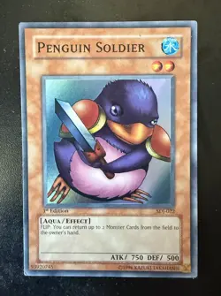 Penguin Soldier SDJ-022 Starter Deck: Joey 1st Edition Holo Yu-Gi-Oh TCG - Image 1