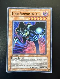 Toon Summoned Skull SDP-021 Starter Deck: Pegasus 1st Edition Non-Holo Yu-Gi-Oh - Image 1