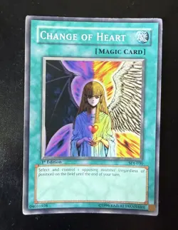 Change of Heart SDJ-030 Non-Holo Starter Deck: Joey 1st Edition Yu-Gi-Oh TCG - Image 1