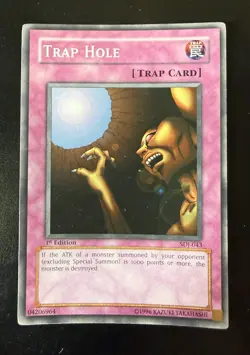 Trap Hole SDJ-043 Starter Deck: Joey 1st Edition Yu-Gi-Oh TCG - Image 1