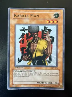 Karate Man - SDJ-013 - Common - 1st Edition YuGiOh - Image 1