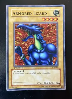Starter Deck: Joey #SDJ-009 Armored Lizard 1st Edition Yu-Gi-Oh! - Image 1