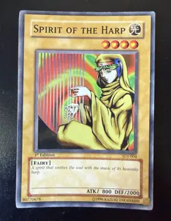 Yugioh - Spirit of the Harp SDJ-004 1st Edition - Starter Deck: Joey - Image 1