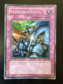 Reinforcements 1st Edition Starter Deck Joey SDJ-044 Yu-Gi-Oh! TCG - Image 1