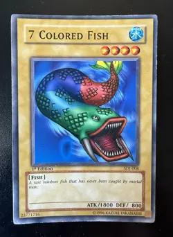 7 Colored Fish - SDJ-008 - Common - 1st Edition - Yu-Gi-Oh! - Image 1