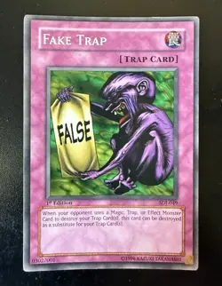 Starter Deck: Joey #SDJ-049 Fake Trap Yu-Gi-Oh! 1st Edition - Image 1