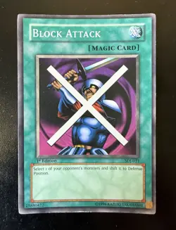 Block Attack - SDJ-031 1st Edition - YuGiOh- - Image 1