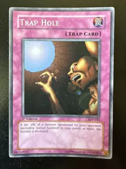 Trap Hole - SDP-041 - Common - 1st Edition Lightly Played Starter Deck Pegasus - Image 1