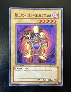 Yugioh - Illusionist Faceless Mage SDP-004 1st Edition - Starter Deck: Pegasus - Image 1