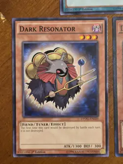 Darkness Resonator BLZD-EN001 Super Rare Yugioh 1st Edition Set Blazing Dominion - Image 3