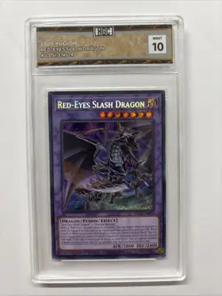 2020 Yugioh Red Eyes Slash Dragon #ldsi-en014 HGC 10 - Image 1