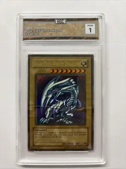 2002 Yugioh Blue Eyes White Dragon #sdk-001 HGC 1 - Image 1