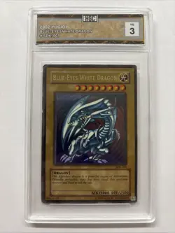 2002 Yugioh Blue Eyes White Dragon #sdk-001 HGC 3 - Image 1