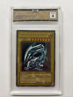 2002 Yugioh Blue Eyes White Dragon #sdk-001 HGC 4 - Image 1