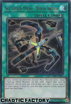YUGIOH MAMA-EN010 Sky Striker Mecha - Widow Anchor Ultra Rare 1st Edition NM - Image 1