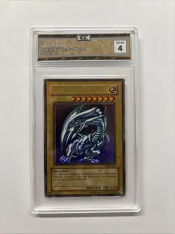 2002 Yugioh Blue Eyes White Dragon #sdk-001 HGC 4 - Image 1