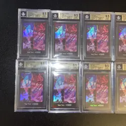 One Piece Sequential Set Of 10 Four Emperors English 2nd Anniversary Don BGS 9.5 - Image 3