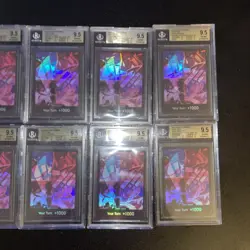 One Piece Sequential Set Of 10 Four Emperors English 2nd Anniversary Don BGS 9.5 - Image 5