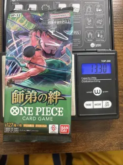 Heavy 13.30g One Piece Sealed Legacy Of The Master OP-12 Japanese Booster Pack - Image 1