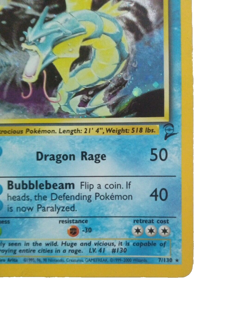 Gyarados, 1999 Pokemon, Base Set 2, Holo Rare, 2nd Edition Card, Collectors - Image 5