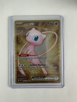 Pokemon TCG Mew EX Metal Gold NM 205/165 Scarlet & Violet 151 Promo Card - Image 1