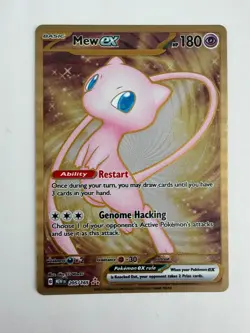 Pokemon TCG Mew EX Metal Gold NM 205/165 Scarlet & Violet 151 Promo Card - Image 3