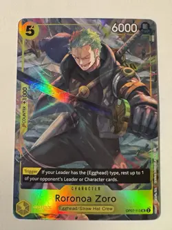 Roronoa Zoro (Illustration Box Vol.3) OP07-113 One Piece Promotion Cards Foil - Image 1