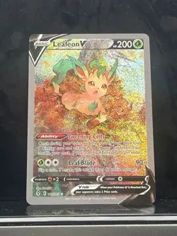 Leafeon Eevee Fan Alternate Art Custom Card - Image 1