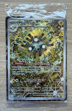 Magneton 159 Scarlet & Violet Surging Sparks Black Star Promo Card Sealed - Image 1