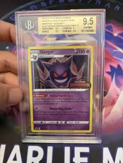 Gengar SWSH241 Prerelease Promo Stamp Card BGS 9.5 Gem mint - Image 1