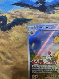 Ampharos Illustration Rare 090/086 CRI Chaos Rising Pokemon Card English NM Holo - Image 4