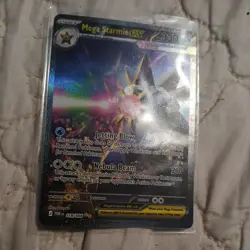 Pokemon Mega Starmie EX Secret Rare Holo Perfect Order Card 118/088 - Image 1