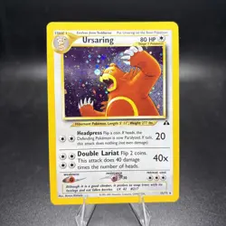 Ursaring 15/75 Neo Discovery Holo Rare Vintage Pokemon Card LP + Swirl -j - Image 1