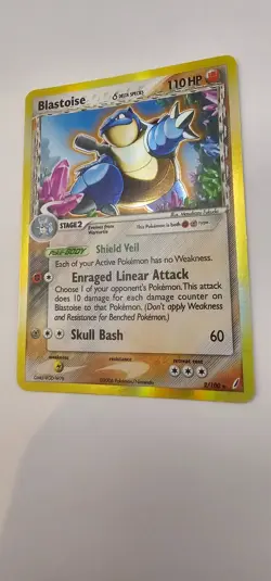 Blastoise 2/100 Rare Crystal Guardians Holo Pokemon Card Combined P&P - Image 4