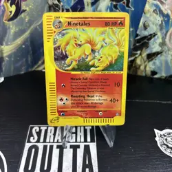 Pokemon Ninetales Aquapolis Holo Rare 2002 H19/H32 English Card - Image 1
