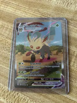 Leafeon Vmax Alt Art Secret Rare 205/203 Evolving Skies Pokemon Card NM - Image 1