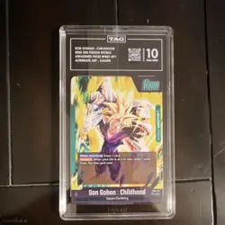 Dragon Ball Super Card Game Son Gohan: Childhood Alt Art Foil TAG 10 FB01-071 - Image 5