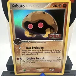 Pokemon Kabuto Stamped Reverse Holo 51/108 Power Keepers Pokemon Card LP - Image 2